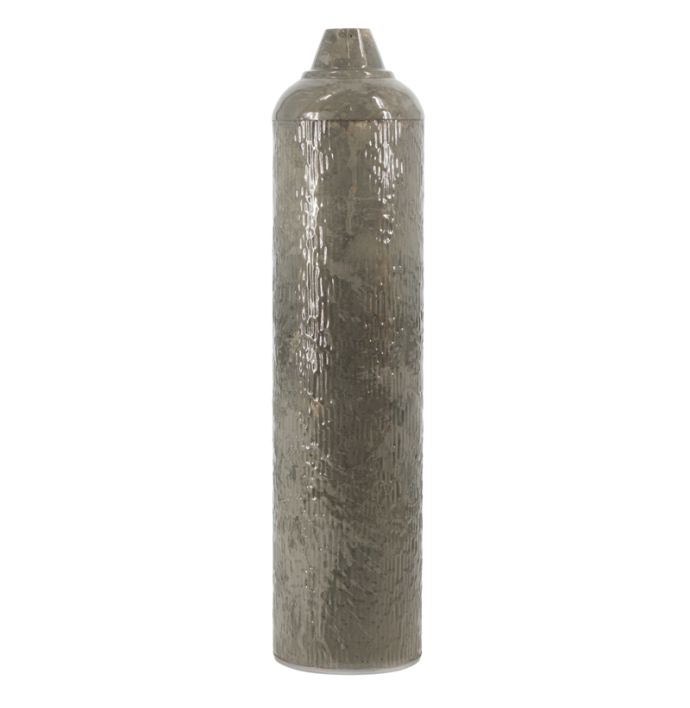 Metalen vaas striped sandstone
