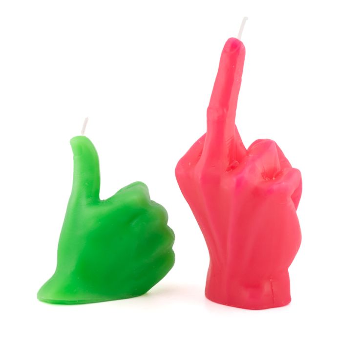 Kaars the finger