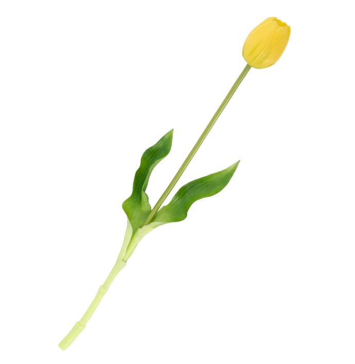 Kunst tulp real touch geel
