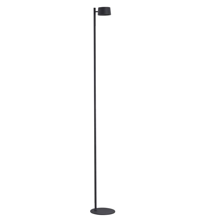Vloerlamp Design LED op accu zwart