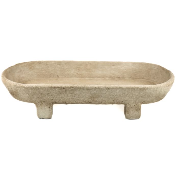 Aardewerk etagiere beige