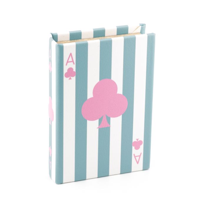Opbergboek koffietafel Ace of Clubs 13,5x9,5cm