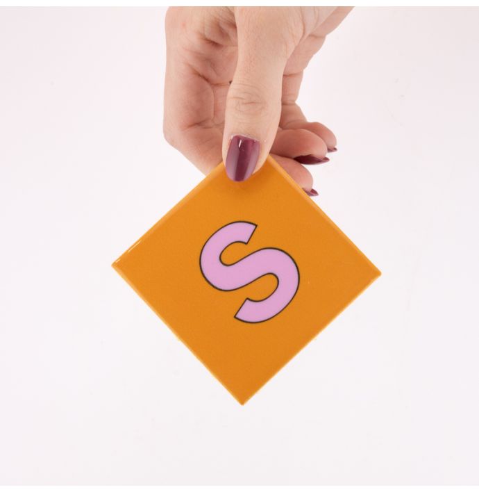 Alfabet tegeltje letter S