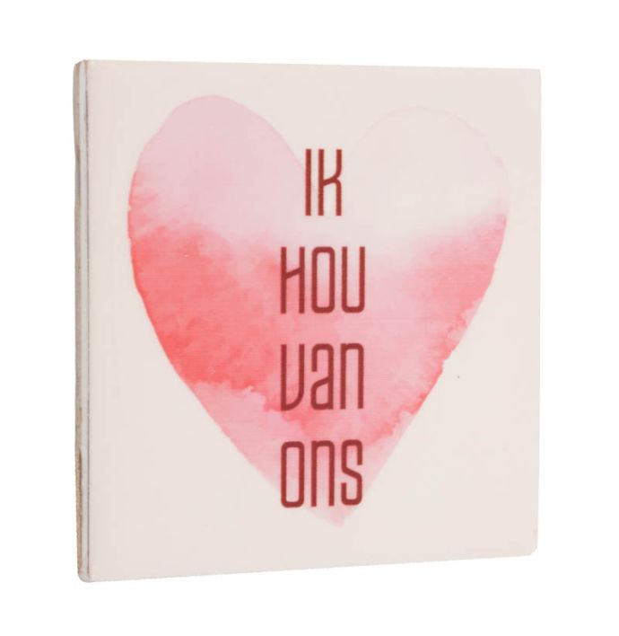 Tegeltje Ik hou van ons