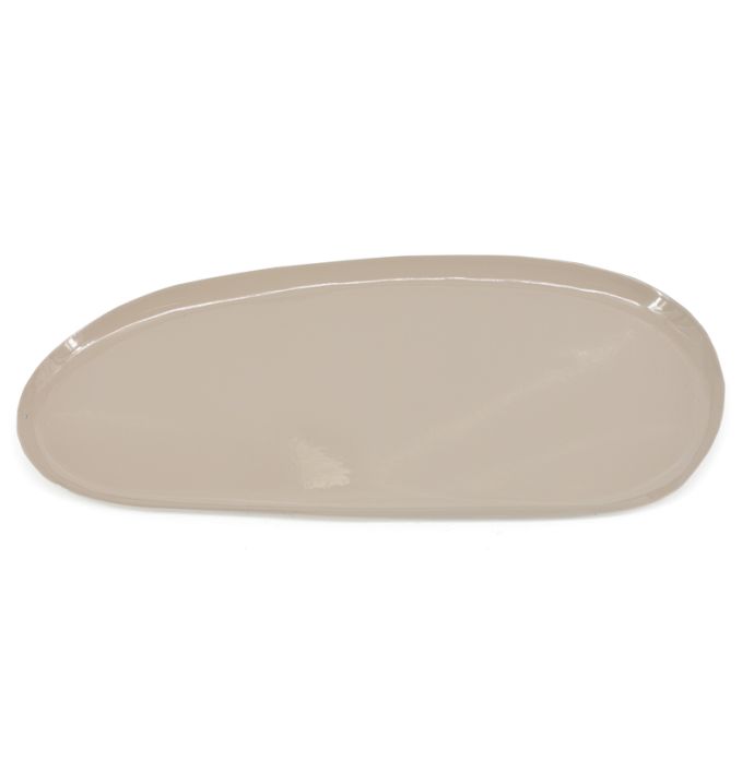 Metalen dienblad Kawa glossy sand