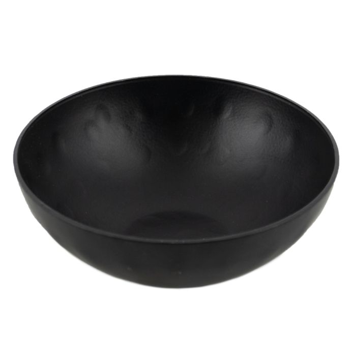 Schaaltje bowl hammered zwart