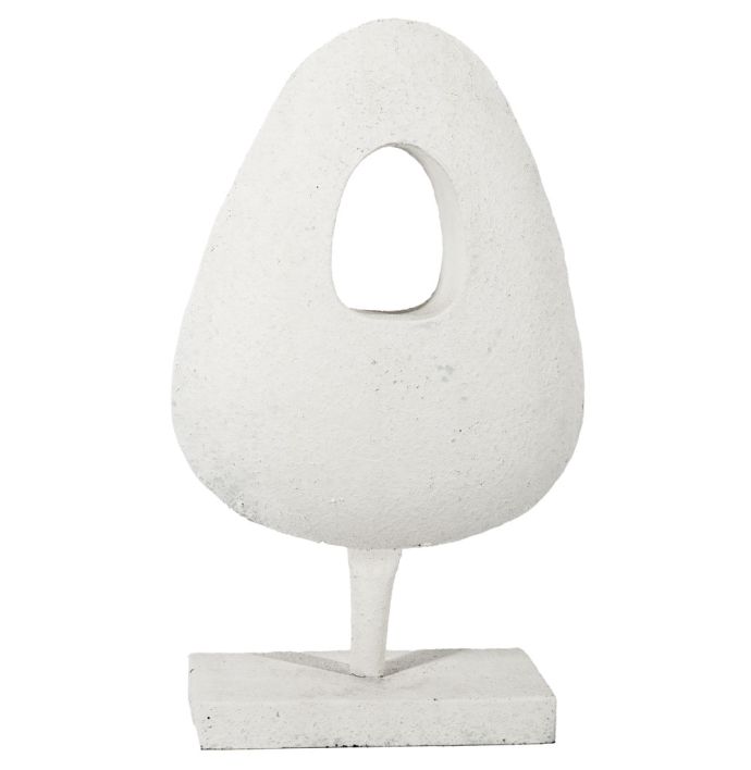 Ornament donut structuur wit