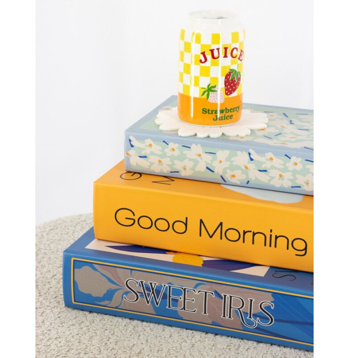 Opbergboek koffietafel daisies 24x16cm