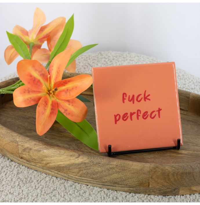 Tegeltje fuck perfect