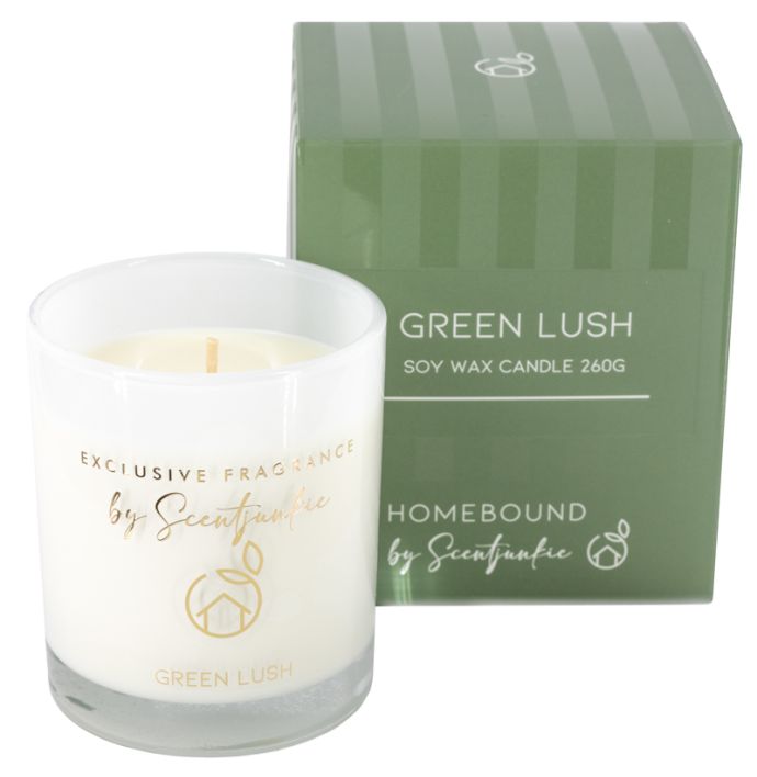 Geurkaars 260g green lush