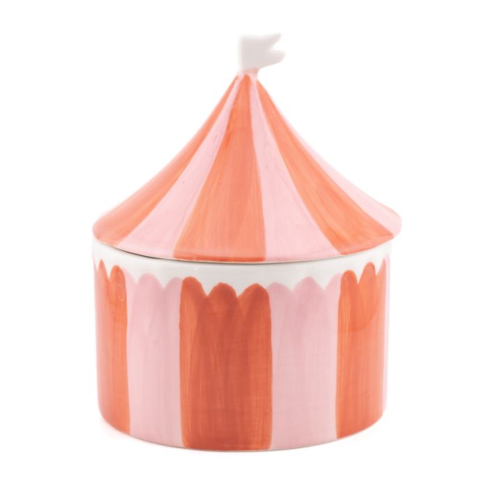 Aardewerk jar Circus