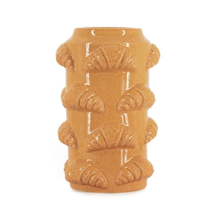 Aardewerk vaas Croissants S