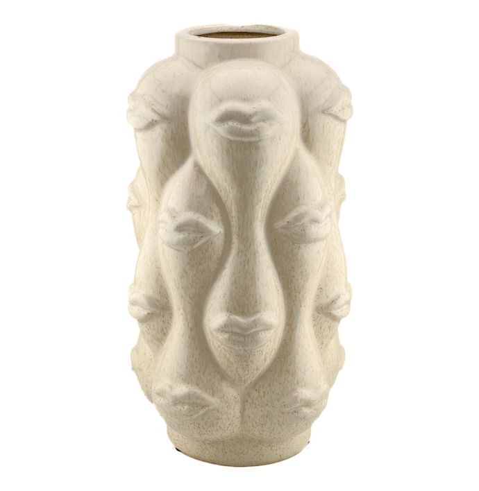 Aardewerk vaas Lips beige