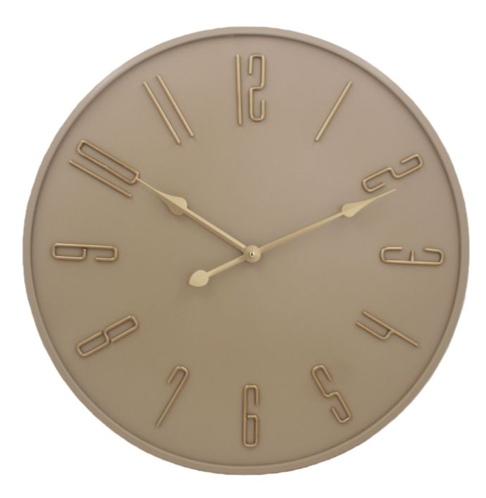 Wandklok Suno beige