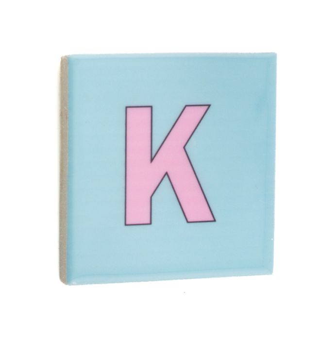 Alfabet tegeltje letter K