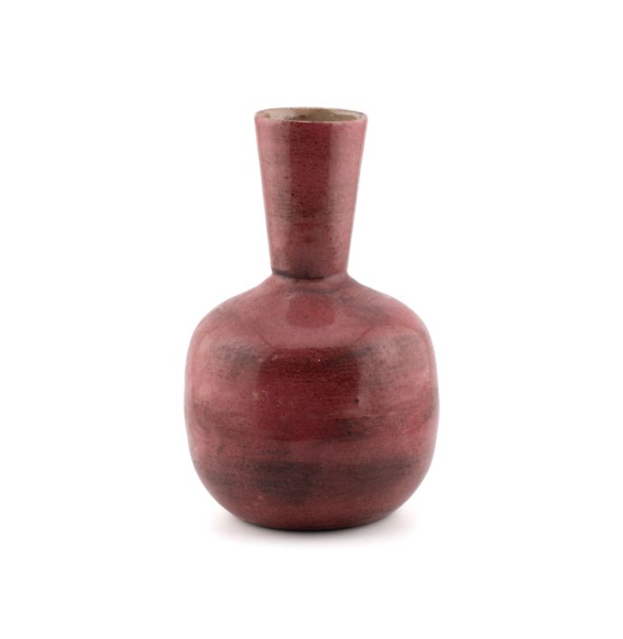 Metalen vaasje roze