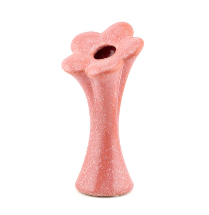 Vaas bloem roze S