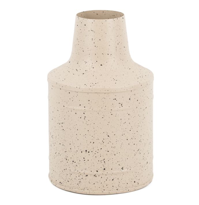 Metalen vaas zand dots