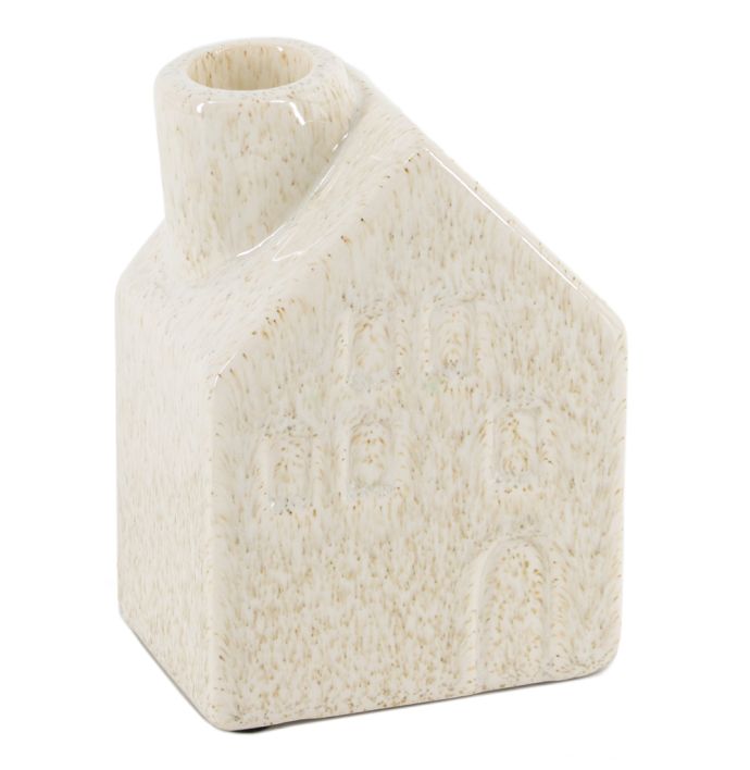 Aardewerk huisje beige