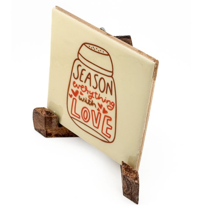 Tegeltje Season with love