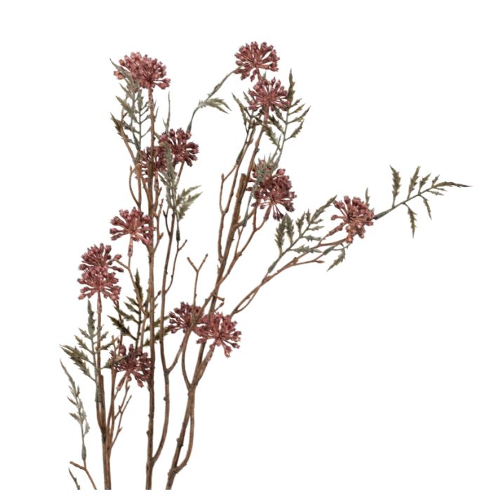 Kunsttak bes 105cm burgundy