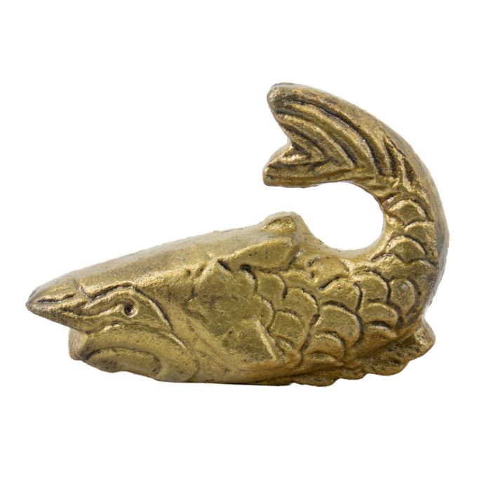 Knopje vis goud