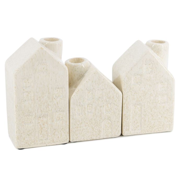 Aardewerk huisje beige