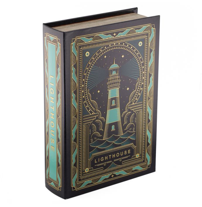 Opbergboek koffietafel lighthouse 30x21cm