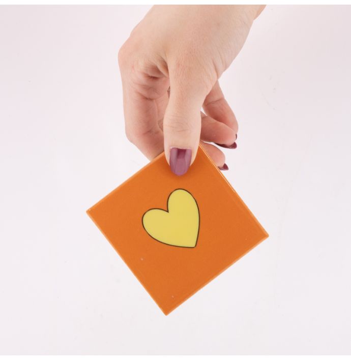 Alfabet tegeltje heart