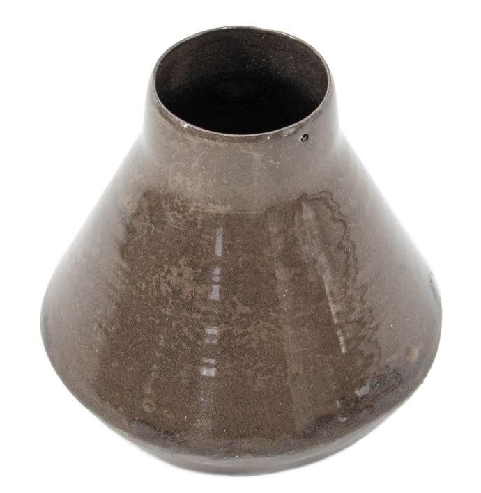 Metalen vaasje vintage pink