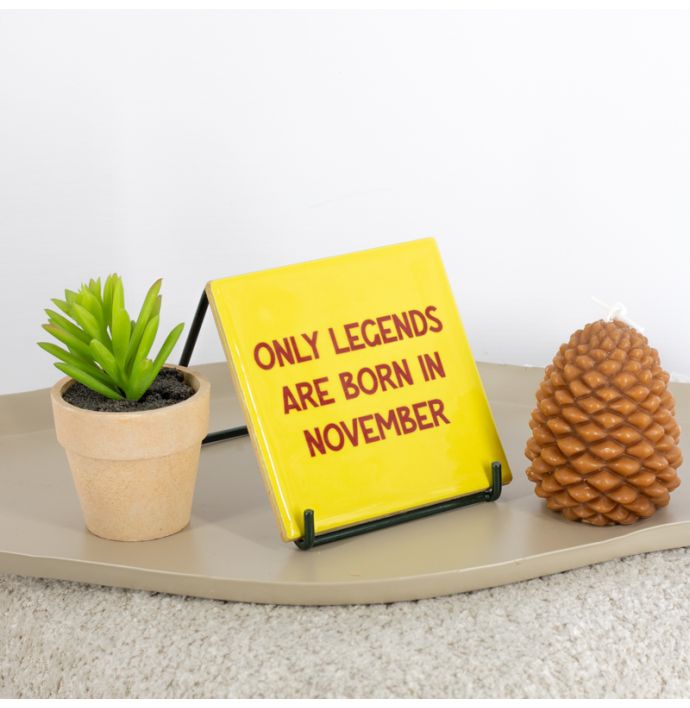 Tegeltje november