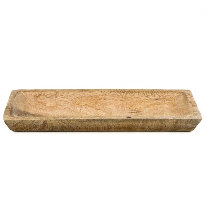 Houten dienblad rechthoek