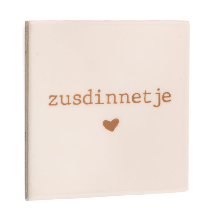 Tegeltje Zusdinnetje