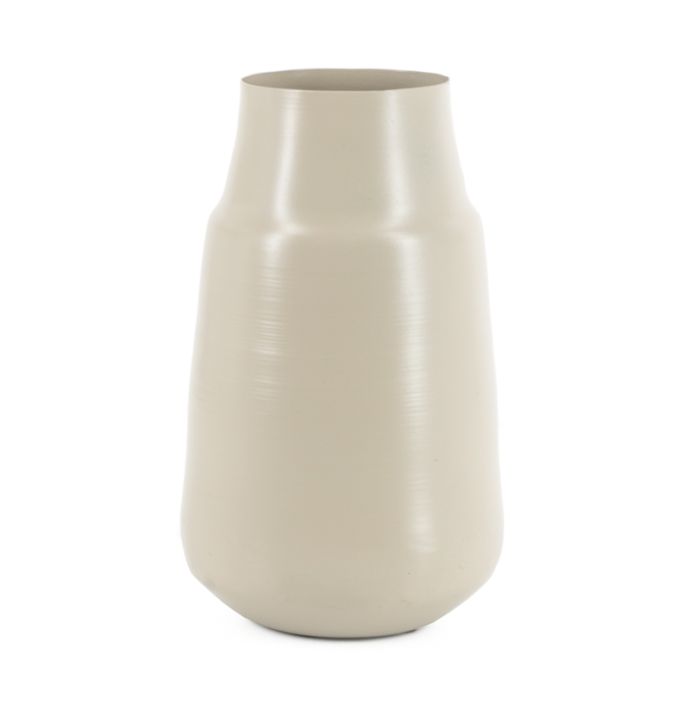 Metalen vaas sand