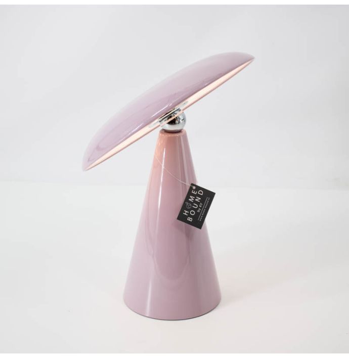 Bureaulamp Mush LED op accu lila