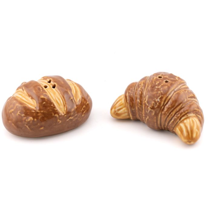 Peper en zoutstel croissant+baguette Boulanger