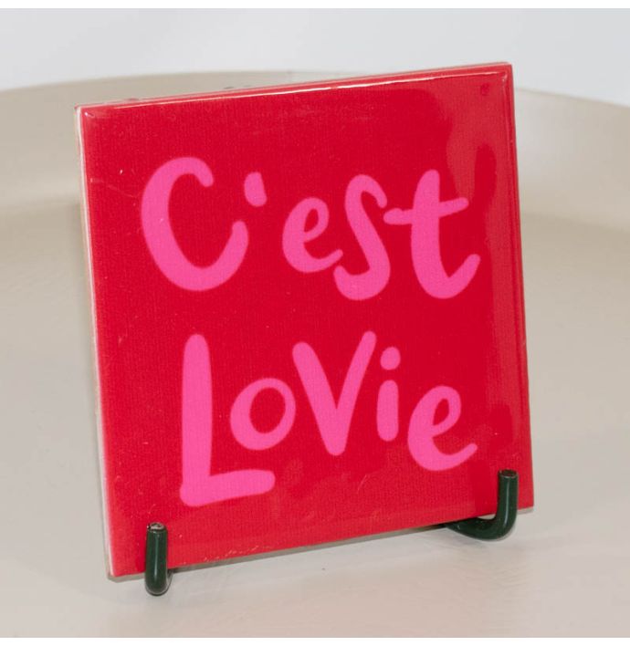 Tegeltje C’est lovie