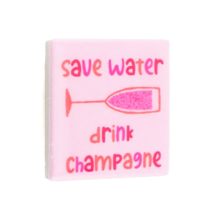 Magneettegeltje Drink Champagne