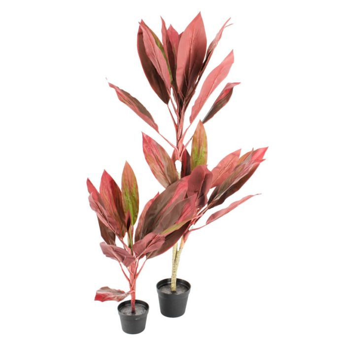 Kunstplant rode cycas 70cm