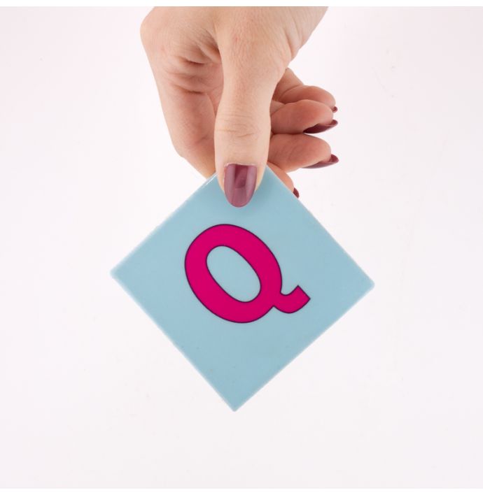 Alfabet tegeltje letter Q