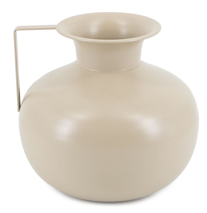 Metalen vaas sand