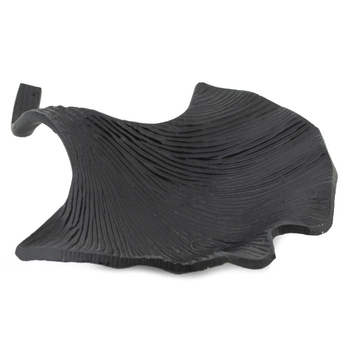 Schaal lotusblad zwart