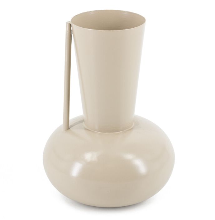 Metalen vaas sand