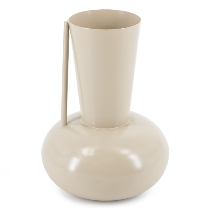 Metalen vaas sand