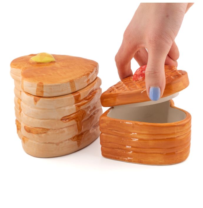 Aardewerk bakje waffles
