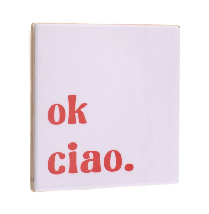 Tegeltje ok ciao