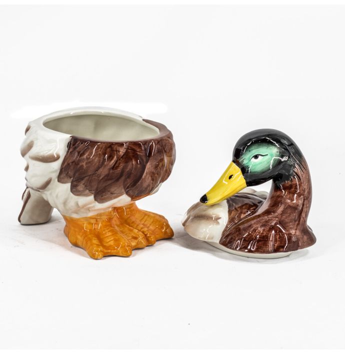Bakje met deksel eend