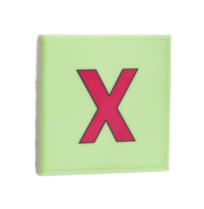 Alfabet tegeltje letter X