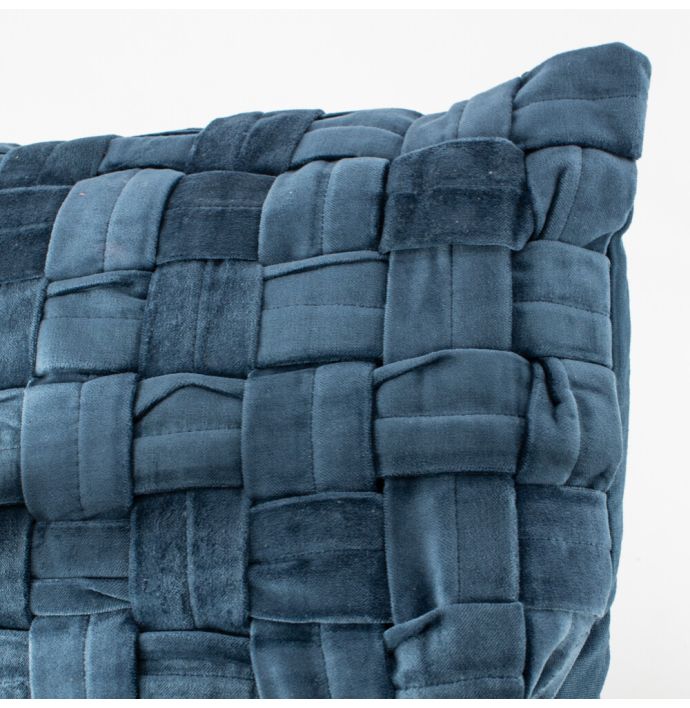 Kussen Saga blauw