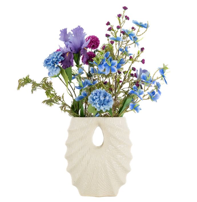 Aardewerk vaas Marina L beige
